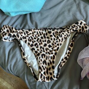 Victoria's Secret Pink Leopard Bikini Bottoms
